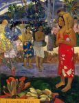 1891, გამარჯობა მარია, Hail Mary. პოლ გოგენი. Paul Gauguin