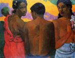 1899, საუბარი ტაიტიზე. პოლ გოგენი. Paul Gauguin