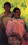 1899, ტაიტელი ქალი და ბავშვი. პოლ გოგენი. Paul Gauguin