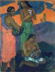 1899, ქალები ზღვის ნაპირას, დედაშვილობა. პოლ გოგენი. Paul Gauguin