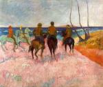 1902, მხედრები ნაპირზე. პოლ გოგენი. Paul Gauguin