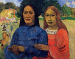 1902, ორი ქალი (დედა და შვილი). პოლ გოგენი. Paul Gauguin