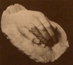 ილიას მარჯვენა ხელის მტევანი, თაბაშირი, შესრულებული ფ. ხოდოროვიჩის მიერ