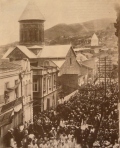 ილიას გამოსვენება სიონის ტაძრიდან 1907 წლის 9 სექტემერს