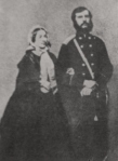 ოლგას და - ეკატერინე გურამიშვილი და მისი მეუღლე, გენერალი დ. სტაროსელსკი